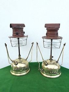 Vintage Pair Tilley PL53 Oil Lamps Lantern