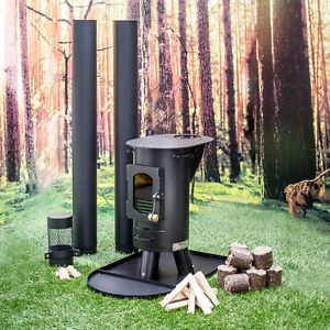 Original Traveller Stove™ Bundle in Satin Black.  Last 10 original design!