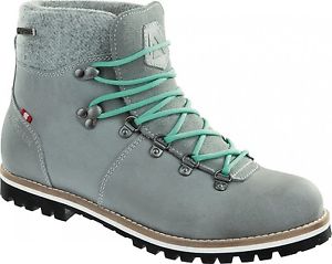 Dachstein GEIERWALLY, Ice Grey, Warmer, rustikaler Midcut-Schuh mit Lammfell