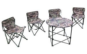 Aircee (TM) Portable Camouflage Family Outdoor Camping Foldable Table And Cha...