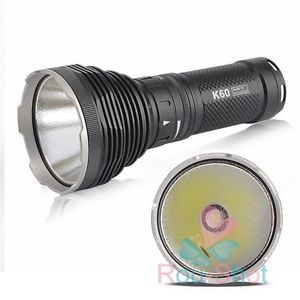 UK ACEBEAM K60 CREE XHP70 5000LM Throw 4x18650 LED Flashlight Torch Black 700M