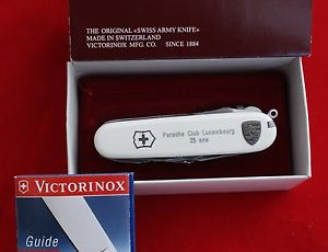 Victorinox Swiss Champ - Taschenmesser Weiss  - Porsche Club Luxembourg 25 ans