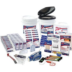 Earthquake Survival Kit Supplies Office Emergency Disaster Prepper 10-Person