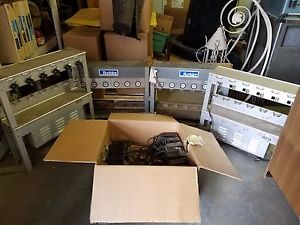 Large Lot of MineSpot Lights, Batteries, & Charging Stations