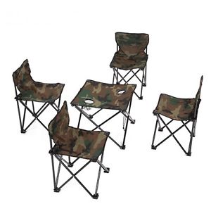 Folding Foldable Table Chair Set Outdoor Garden Camping Picnic Fishing Furniture