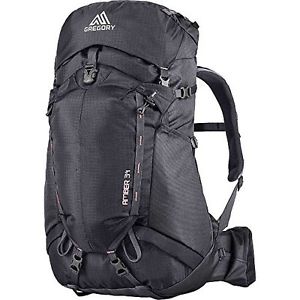 Gregory Mountain Products Womens Amber 34 Backpack, Shadow Black, Small