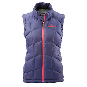 Kathmandu Womens Duck Down Wind & Water Resistant High Neck Warm Vest v4 Purple