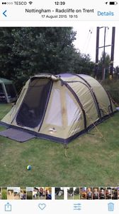 Vango Kinetic Airbeam 500 Tent & Seperate Airbeam Canopy