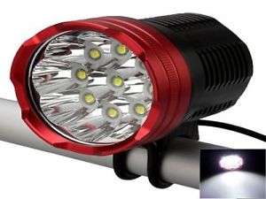 Eclairage Vélo 9000 Lumens Singfire Sf-823 Equipé de 9 Led Cree XM-L T6