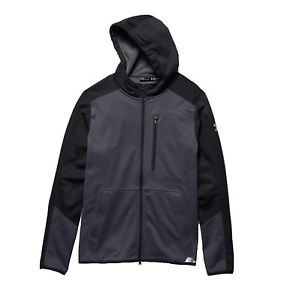 Under Armour Homme Softshell Veste à capuche Hoddie avec COUPE-VENT gris noir