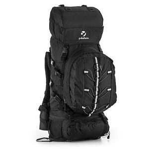 Yukatana Almer Sac à dos randonnée trekking voyage 80L 40x80x35cm étanche noir