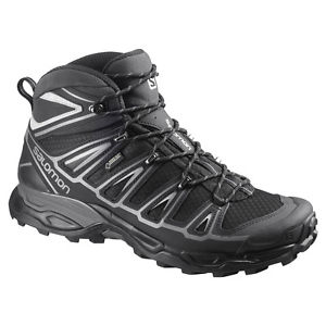 Salomon Uomo Scarpe da passeggiata X Ultra MID 2 GTX nero/grigio