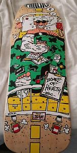 Jeff Phillips board of health rare vintage skateboard deck bbc sims zorlac g & s