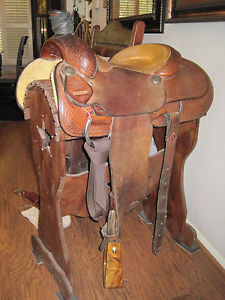 Ryon's of Forth Worth Team Roping Saddle, PRCA, USTRC, IPRA, AQHA, NFR, Rodeo