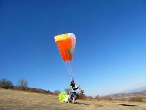 Gin Fluid 11m Speedwing with Yeti Harness paragliding speedriding Speedfly