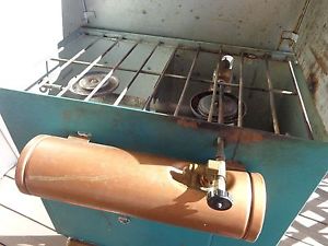 Vintage 1940's "Flinson Port-A-Camp Kitchen Model K-11" Camping Stove RARE