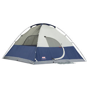 Coleman Tent 12x10 Elite Sundome 6 Person Built in LED Lights