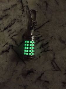 Titanium Lantern 9x 3.5mm x 25mm Tritium Vials GREEN Key fob, key chain