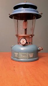 Blue SEARS Lantern Model 72215 Coleman RARE DATE 2/71 Single  Working