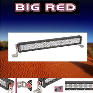 Big Red LED Double Row Light Bar 24" (610mm) 9800 Lumen 42 x 3W Combo beam BR922