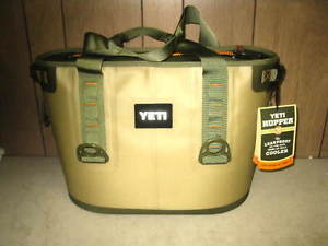 Yeti Hopper 20 Ice Chest Soft Sided Leakproof Waterproof AirTight TAN  NEW