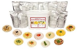 30 Day Emergency Food Pack | 400 Servings | 62,000 Calories | Made In USA By