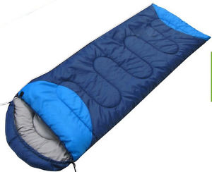 100% Silk Blue Sleeping Bag-Silk Weight1026GR-1or 2 Person-Winter-Autumn