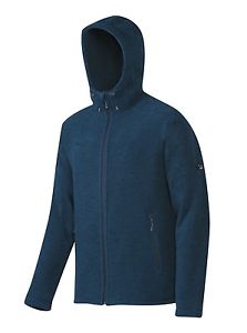 Mammut Polar Hooded ML Jacket Men, orion, Herren-Fleecejacke in Strickoptik