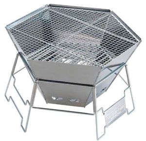 Captain stag hexa stainless fire grill fire stand M-6500 JAPAN F/S