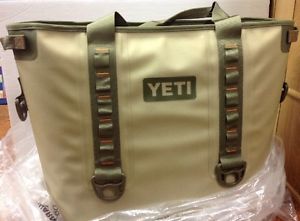 YETI Hopper 40 Bag Cooler With Strap Tan And Orange