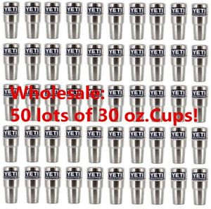 50pcs For Yeti 30oz Rambler Cooler 18/8 Stainless Steel Cup Coffee Mug Cups 2016