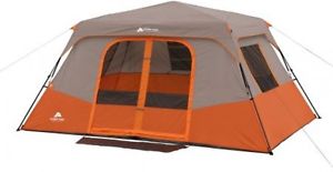 Ozark Trail Instant 13' X 9' Cabin Camping Tent, Sleeps 8 Outdoor Family Hiking