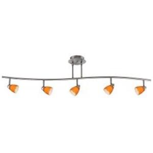 Cal Lighting SL-954-5-BK-OSA Track Lighting, Black & Osa