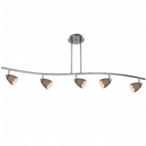 Cal Lighting SL-954-5-WH-CRU Track Lighting, Cone Rust & White