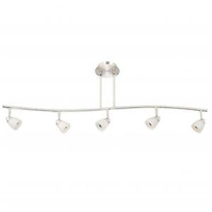 Cal Lighting SL-954-5-WH-WH Track Lighting, White & White