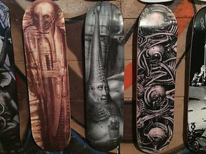 Giger Museum Skateboard Deck Set Of 3,  2001 supreme Kaws Pushead Usugrow