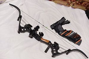 ONEIDA BLACK EAGLE BE Bow Pollington 33 sight, Whisker rest, Stabilizer, Quiver