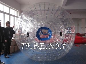 3.0*2.2M Inflatable Zorb ball Zorbing Human Hamster ball Hydro Zorb 1.0MM CC8606