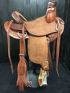 (In Stock) 15" Modified Association Saddle - Ranch/Roping/Training/Trail/Wade