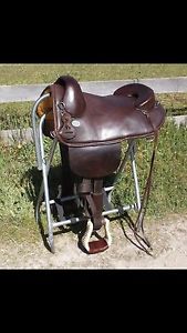 Bob Marshall Original Sport Endurance Saddle. Size 16 With 4" Cantle.