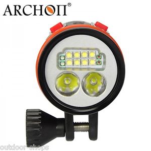 Archon D37VP W43VP Cree XM-L2 U2 UV RED Diving Video Flashlight+Ball Arm+SET