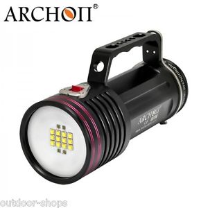 ARCHON WG76W DG70W Goodman Handle Underwater light Diving Video 12*LED 6500Lumen