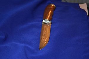 Knife from Damascus steel