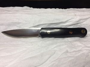 Bark River Bushcrafter smooth spine Limited edition knife 3V black gold G10 USA