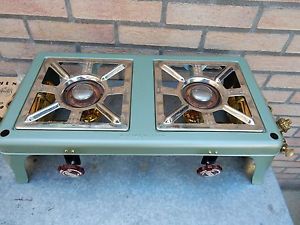 vintage  Swedish  OPTIMUS 182 dubble burner camp stove  never used