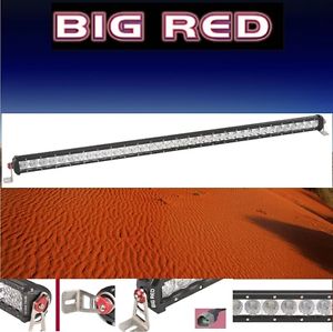 Big Red LED Single Row Light Bar 40" (1016mm) 18200 Lumen 36 x 3W Combo beam BR9