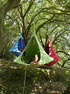 CACOON DOUBLE, hang-in-out,  grün, Ausstellungsstück 180 cm Liegefläche (10711ME