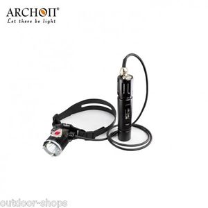 Archon DH25 WH31 Cree XM-L U2 Canister Scuba Diving LED Flashlight Headlight