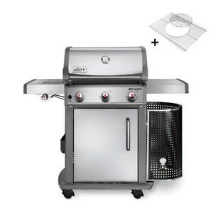 Gasgrill Weber Spirit S-320 Premium GBS, Edelstahl