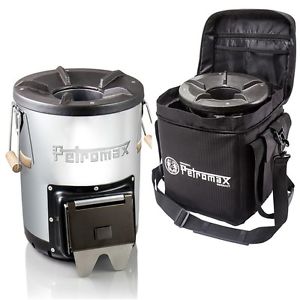 Original PETROMAX Raketenofen rf 33 + passende Petromax-Tasche im Set, NEU !